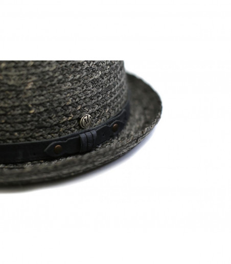M by Flechet pork pie paja gris M by Flechet pork pie paja gris